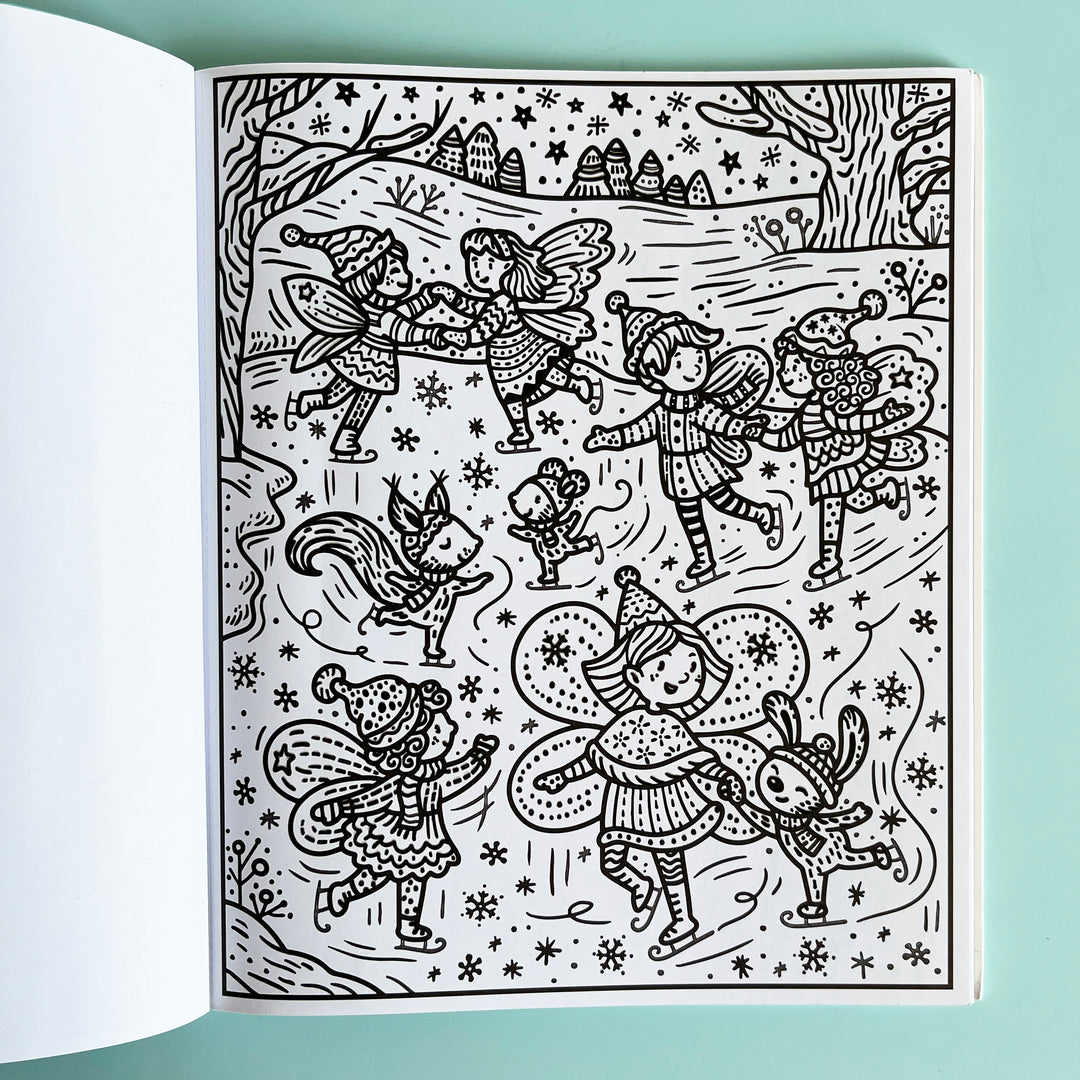 Winter Wonderland Magic Painting Book