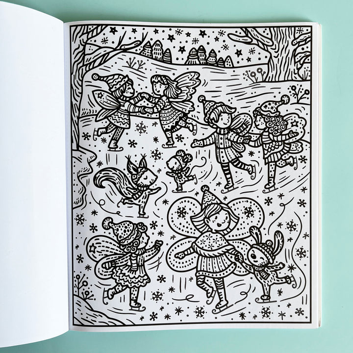 Winter Wonderland Magic Painting Book