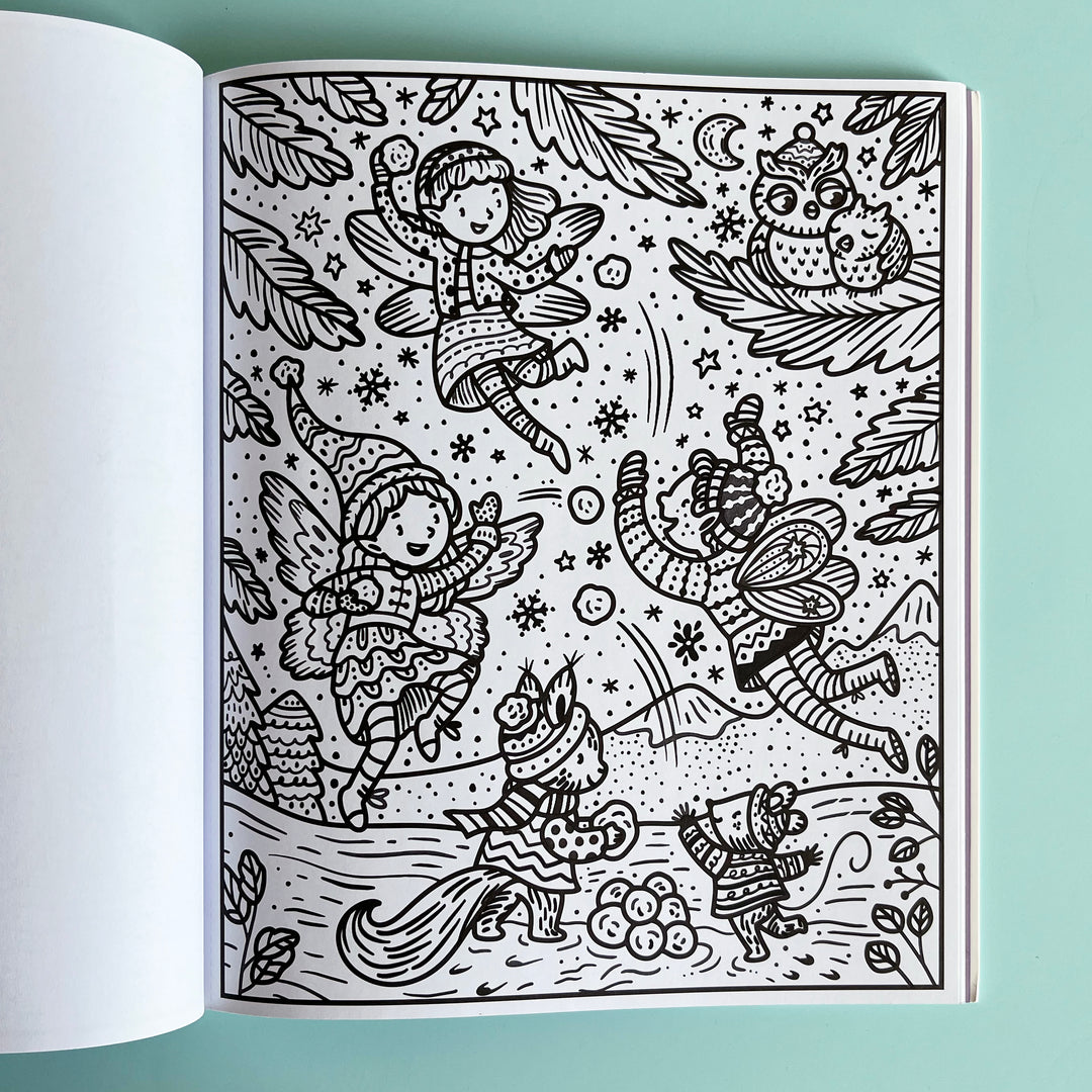 Winter Wonderland Magic Painting Book