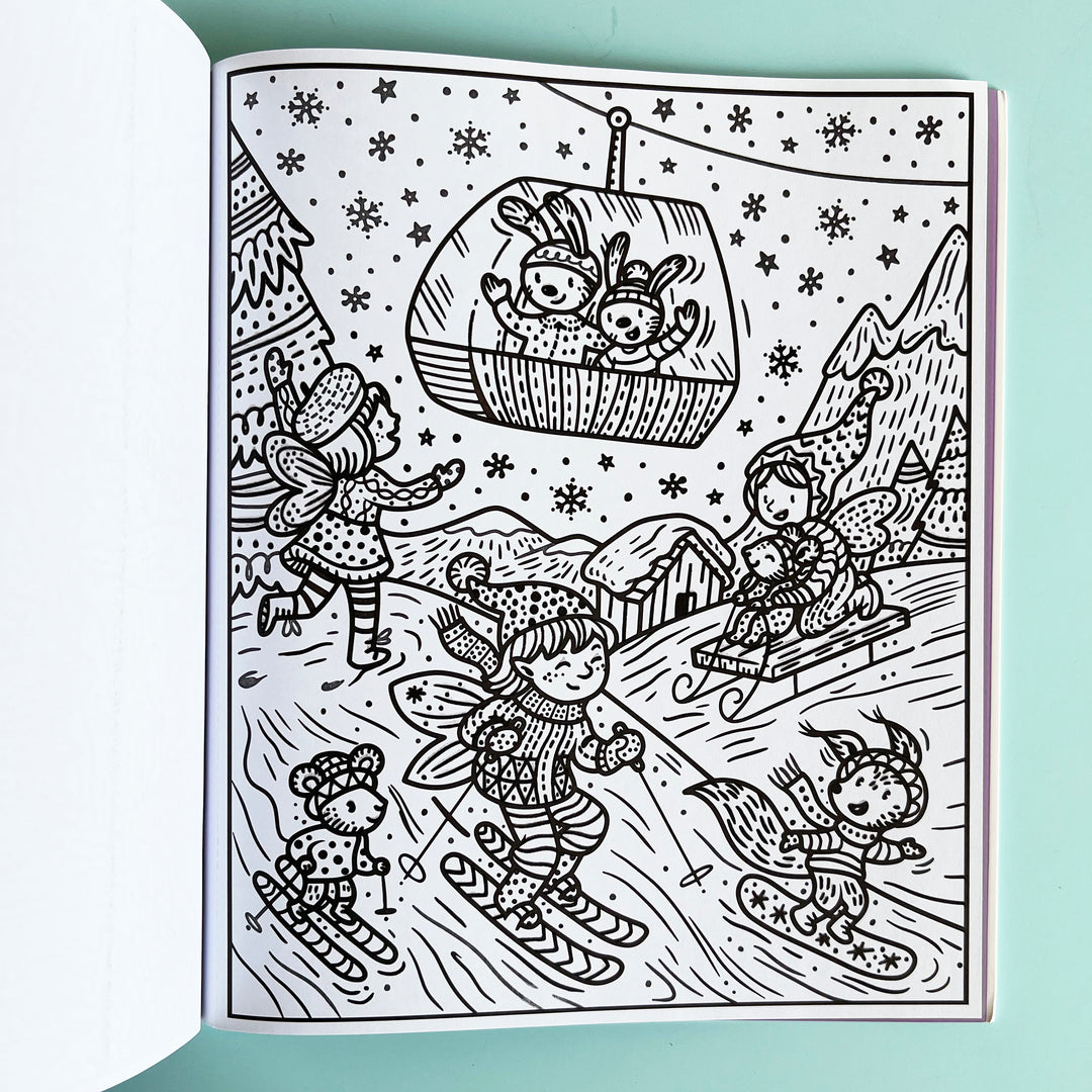 Winter Wonderland Magic Painting Book