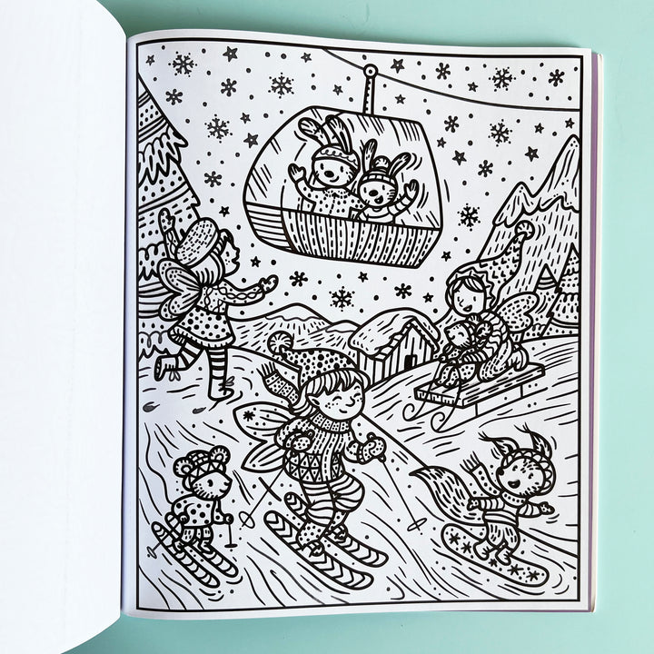 Winter Wonderland Magic Painting Book