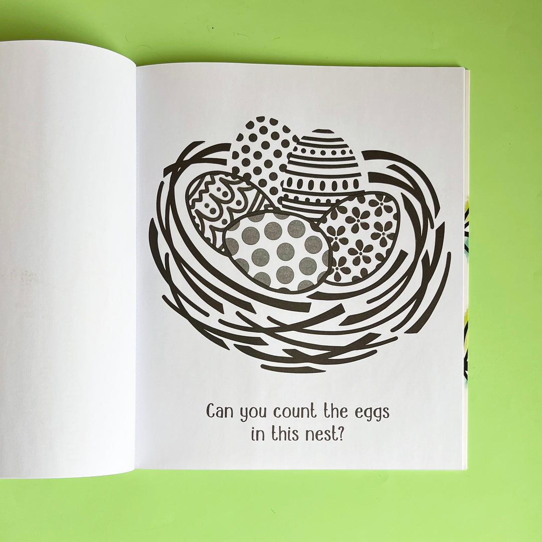 First Magic Painting Easter Eggs