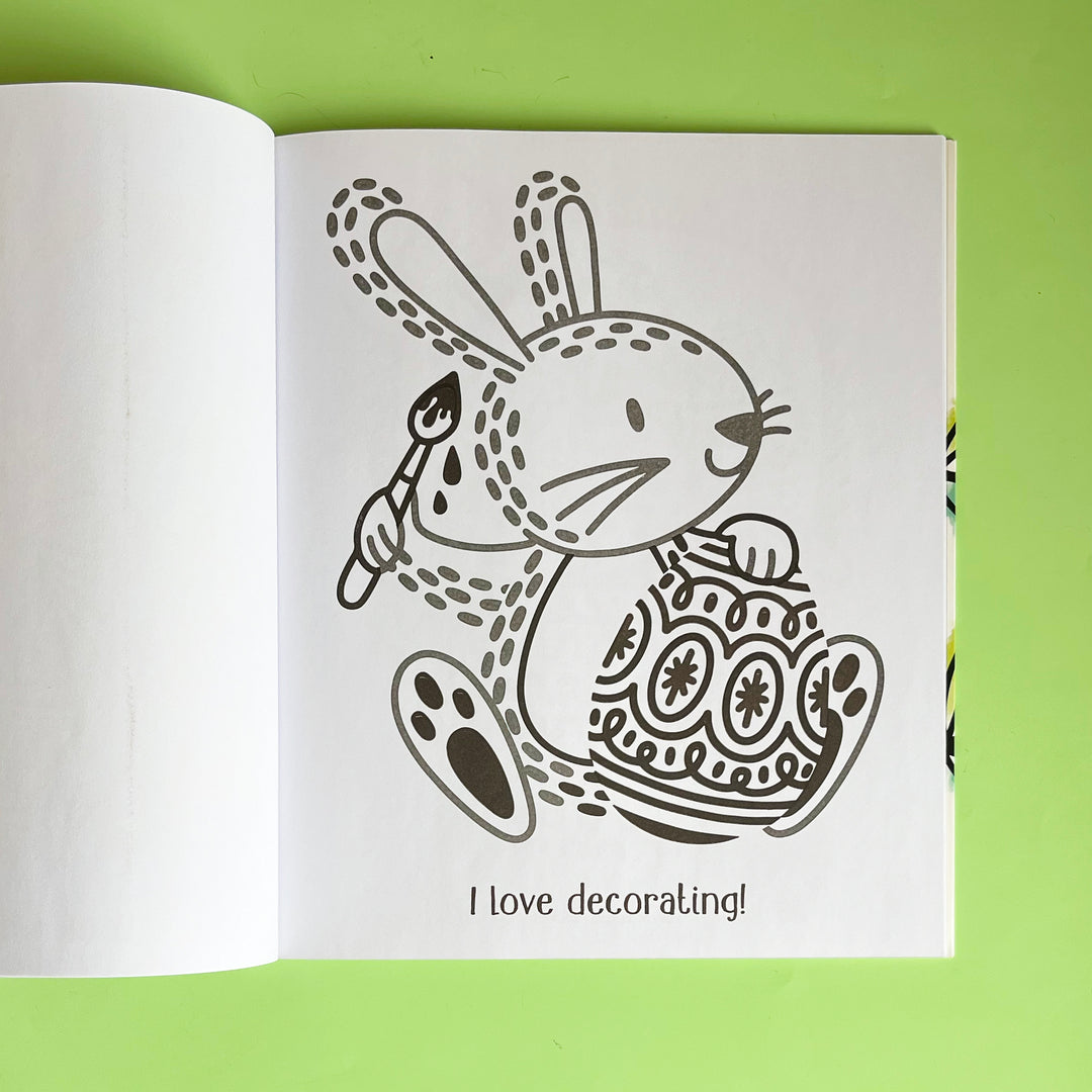 First Magic Painting Easter Eggs