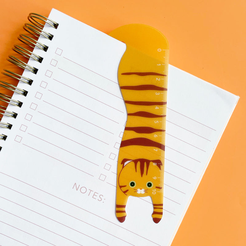 Cat Book Mark and Ruler