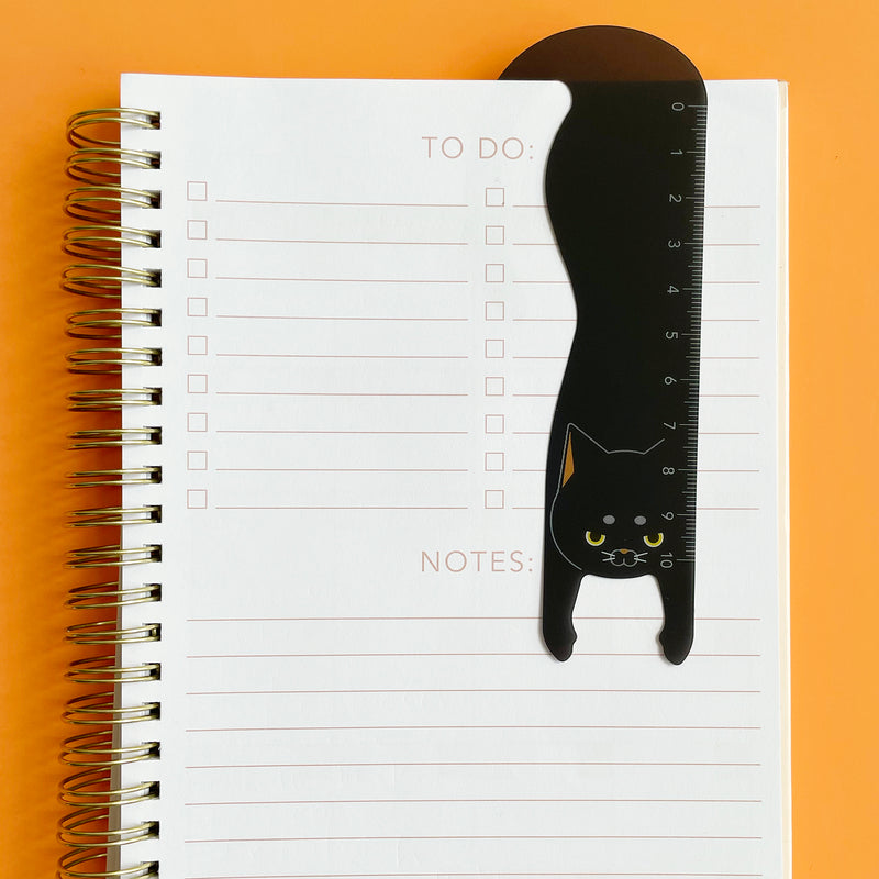 Cat Book Mark and Ruler