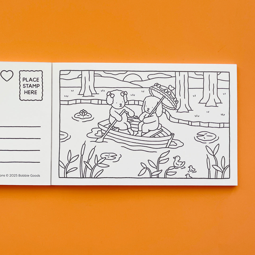 Bobbie Goods Postcard Coloring Book