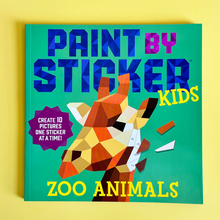 Paint By Sticker: Zoo Animals