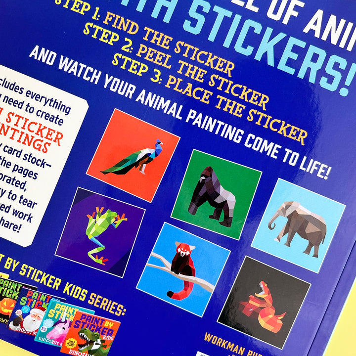 Paint By Sticker: Zoo Animals