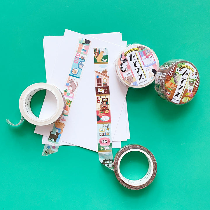 Animal House Illustrated Washi Tape