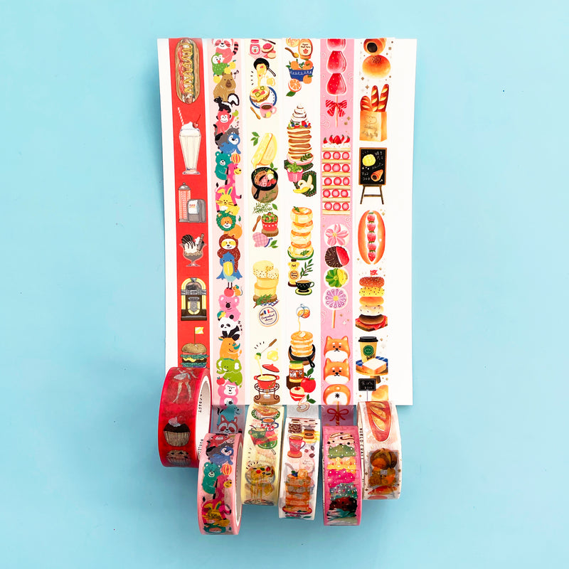 Stacks of Stuff Illustrated Washi Tape