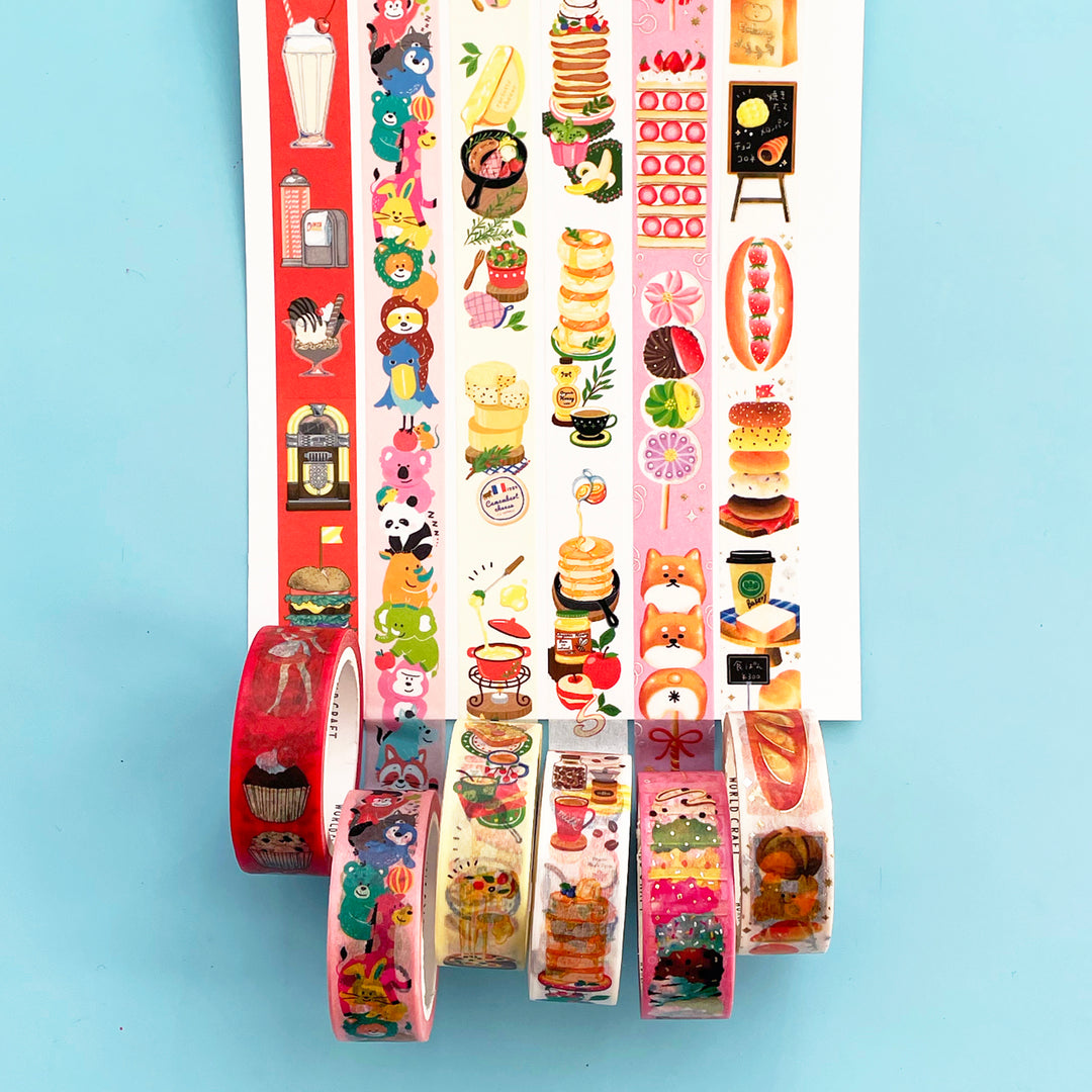 Stacks of Stuff Illustrated Washi Tape