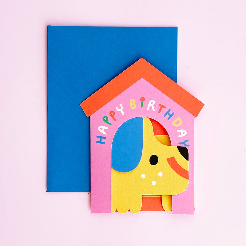 Dog House Fold Out Card