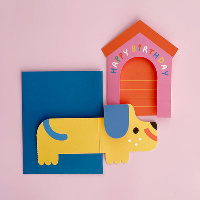 Dog House Fold Out Card