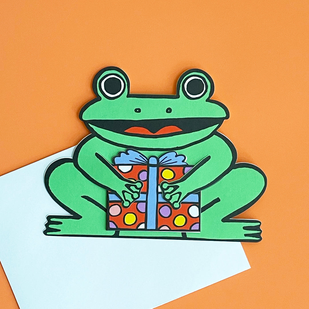 Happy Birthday Frog and Mini Card