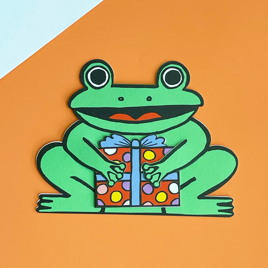 Happy Birthday Frog and Mini Card