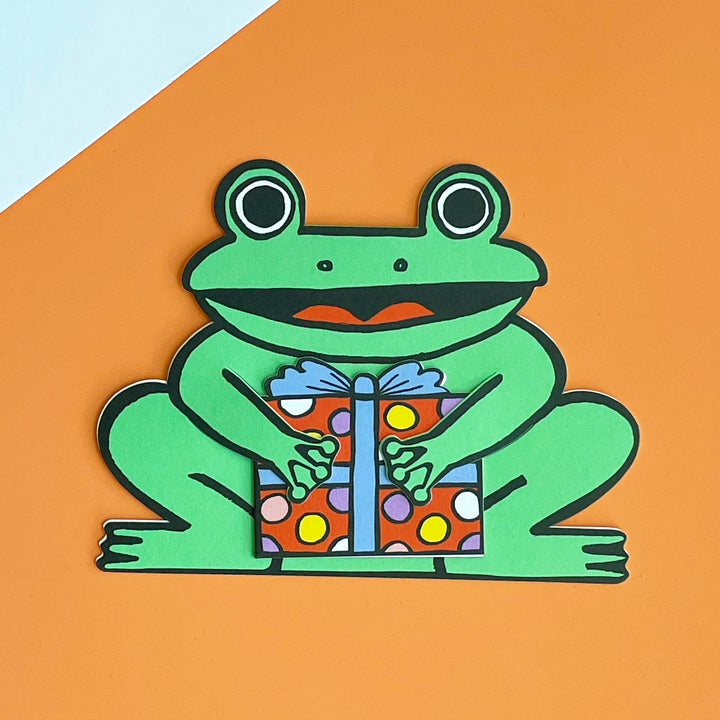 Happy Birthday Frog and Mini Card