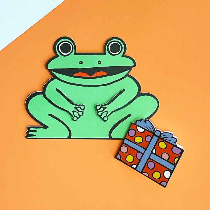 Happy Birthday Frog and Mini Card