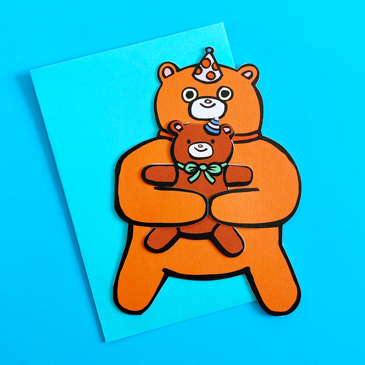 Happy Birthday Bear and Mini Card