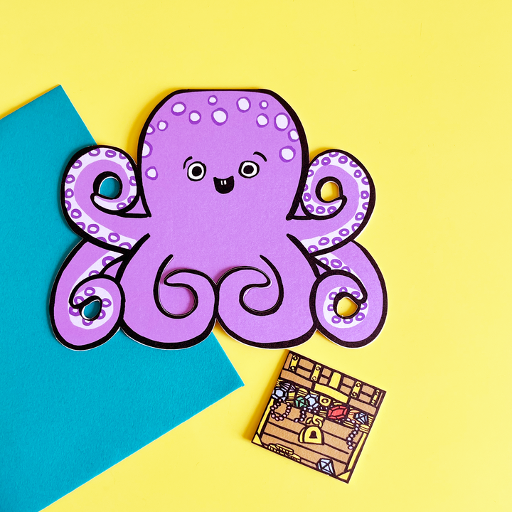 Happy Birthday Octopus and Mini Card