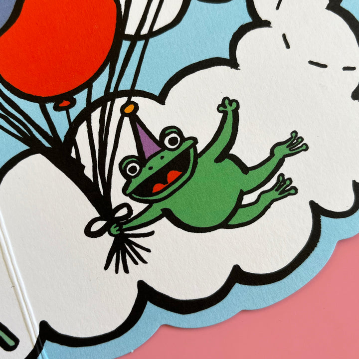 Sky Parade Concertina Card