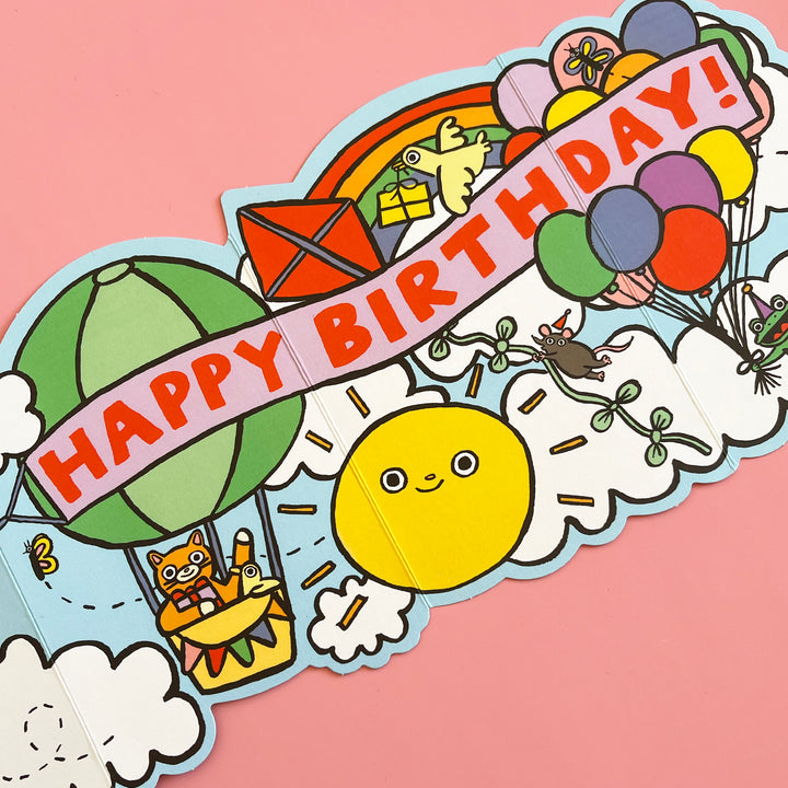 Sky Parade Concertina Card