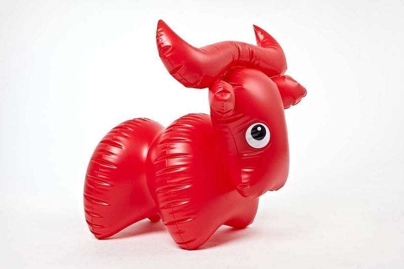Inflatable Bull Sitting Toy