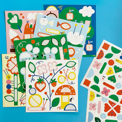 Nature Sticker Puzzle Cards