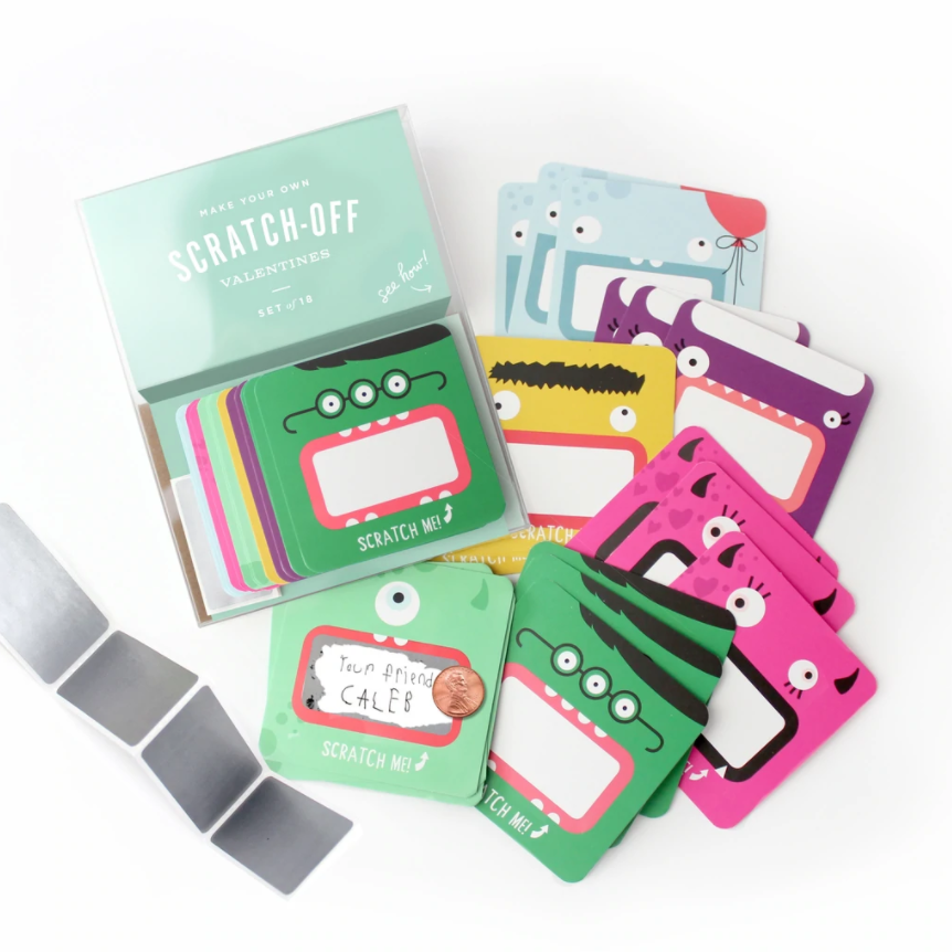 Monster Scratch Off Notes (set of 18)