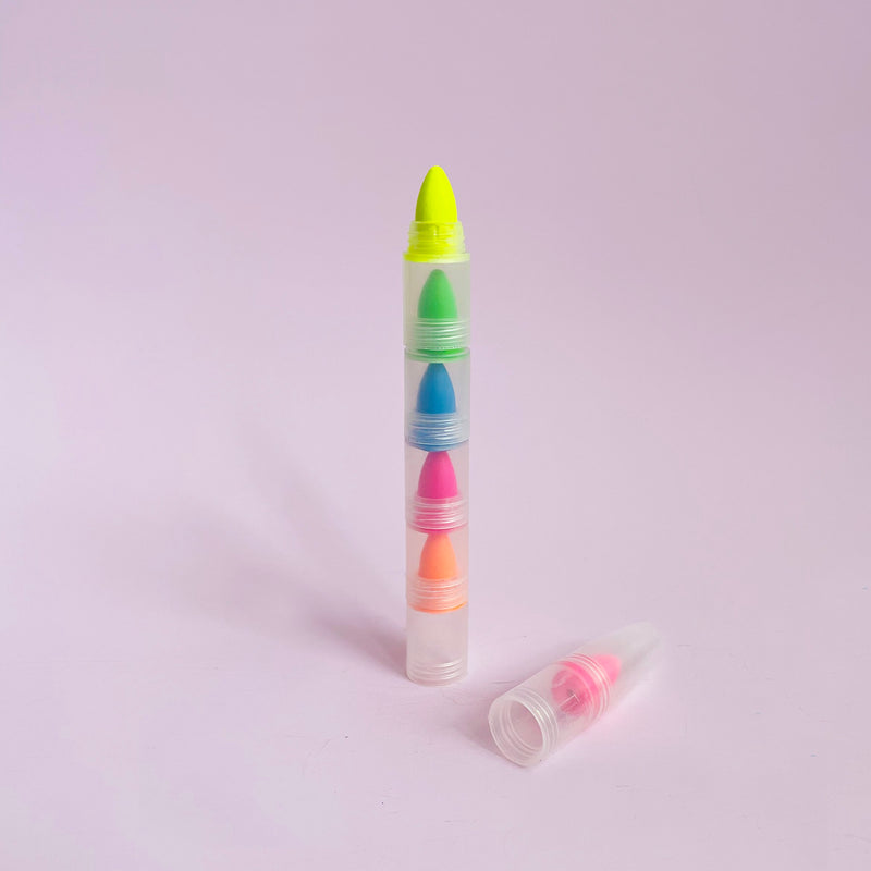 Stackable Neon Crayons