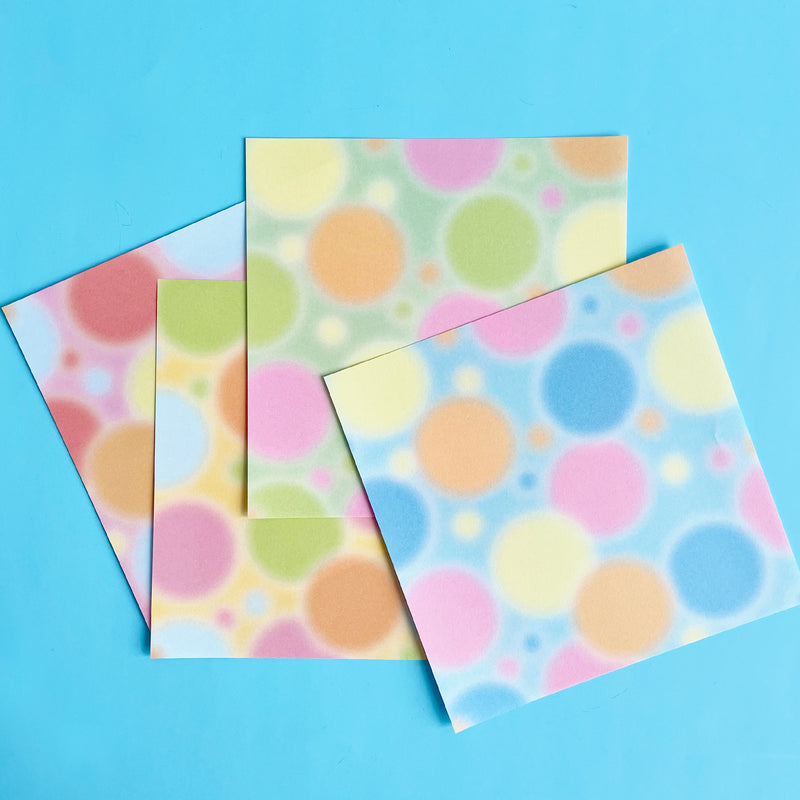 Bubbles Origami Paper