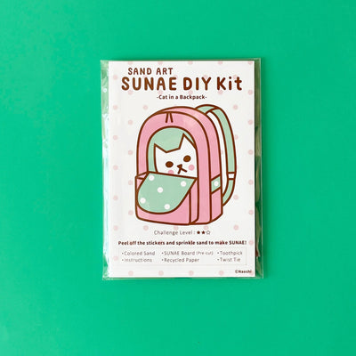 Cat in a Rucksack Sunae Sand Art Kit