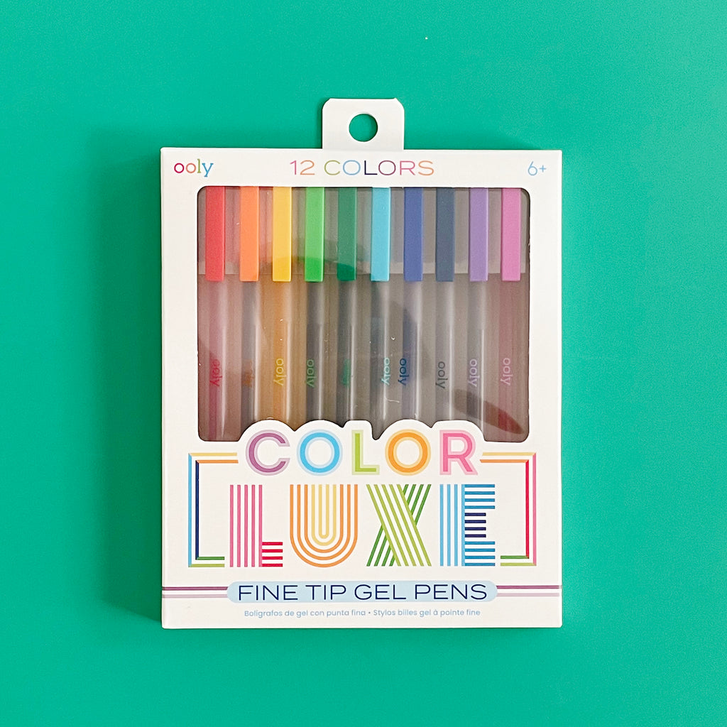 Color Luxe Fine Tip Gel Pens – Fair Play Projects