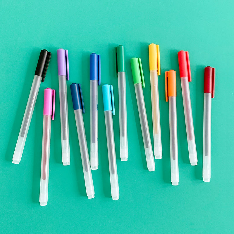 Color Luxe Fine Tip Gel Pens