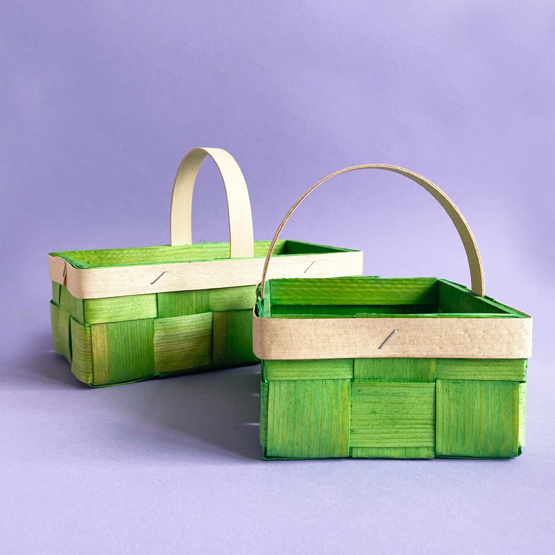 Rectangle Wood Basket