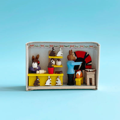 Easter Bakery Matchbox Scene