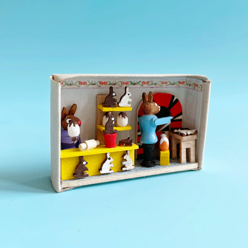 Easter Bakery Matchbox Scene