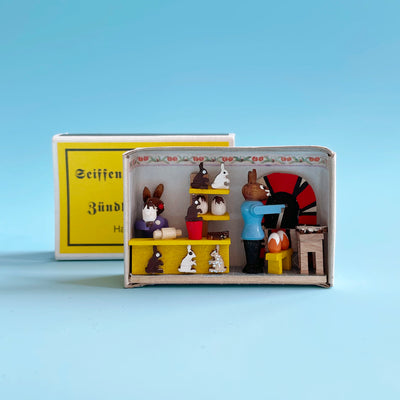 Easter Bakery Matchbox Scene