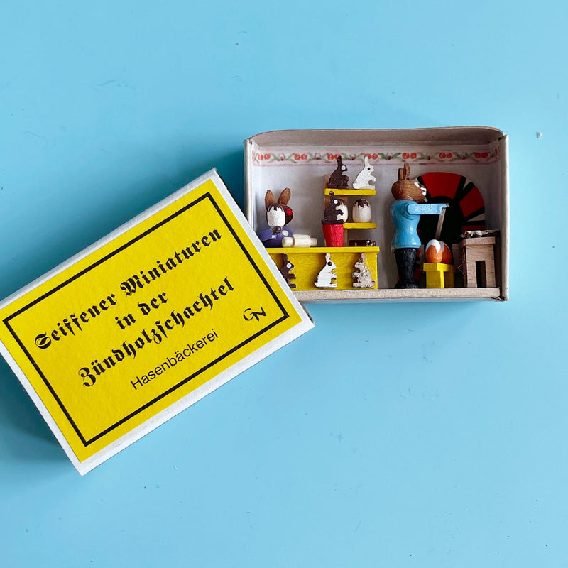 Easter Bakery Matchbox Scene