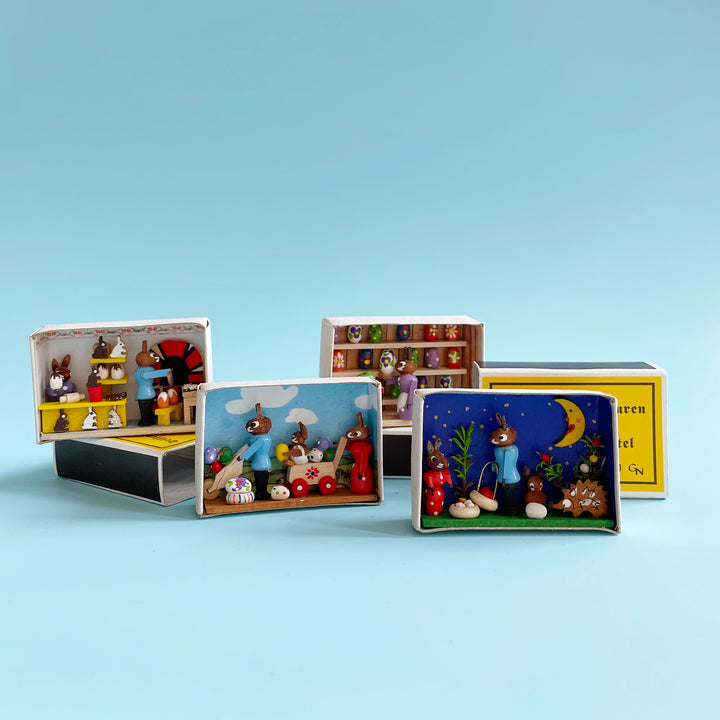 Easter Bunny Matchbox Scenes