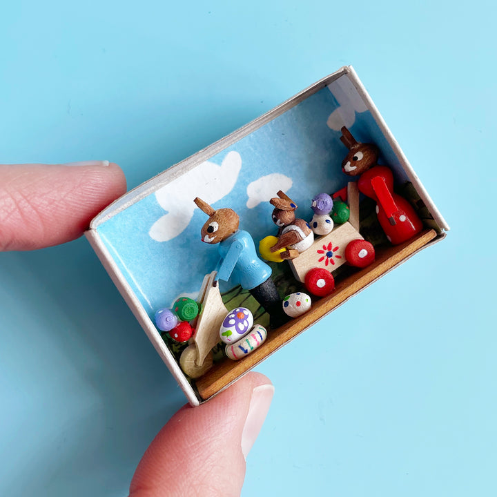 Easter Bunny Matchbox Scenes