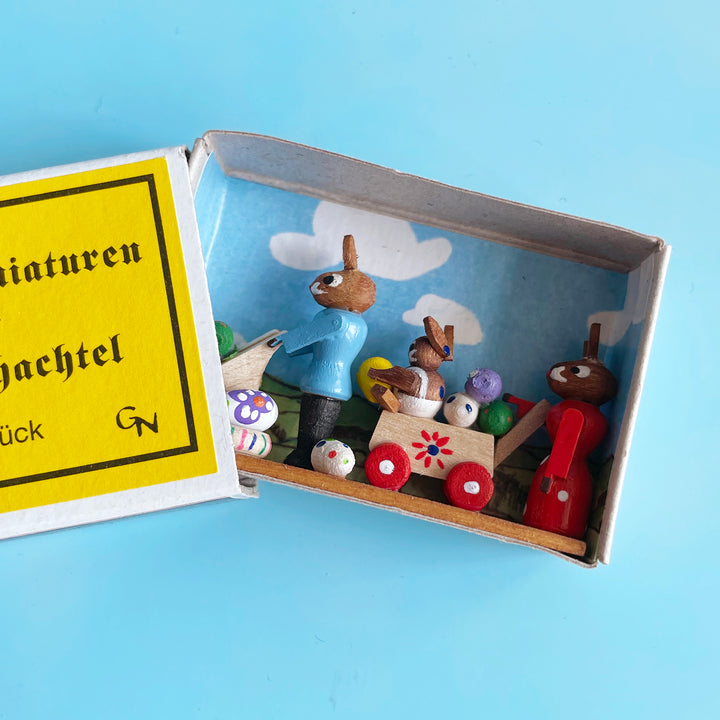 Easter Bunny Matchbox Scenes