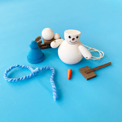 Little Wooden Snowman Kit