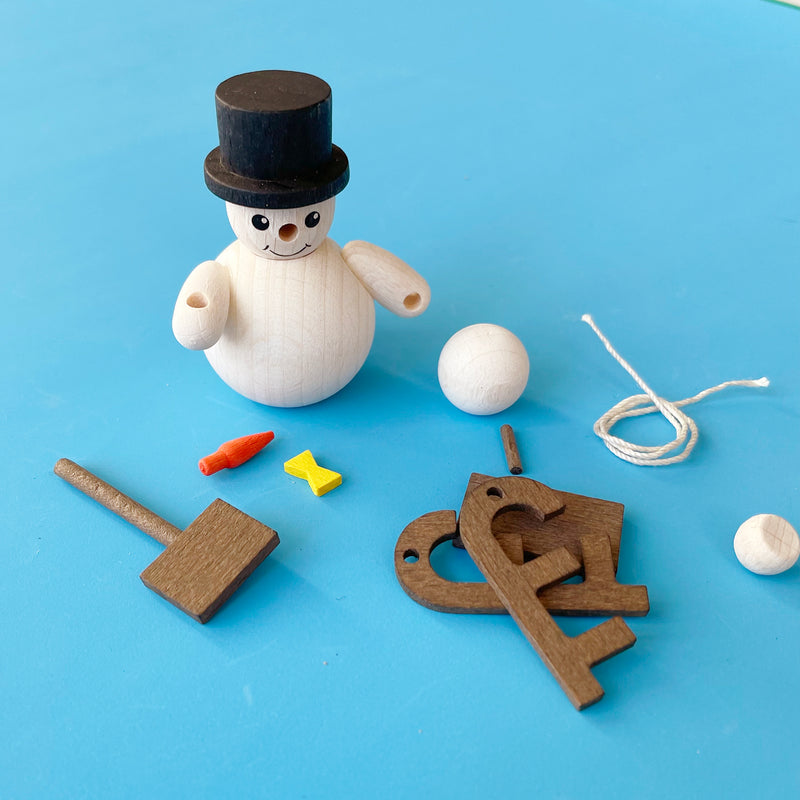 Little Wooden Snowman Kit