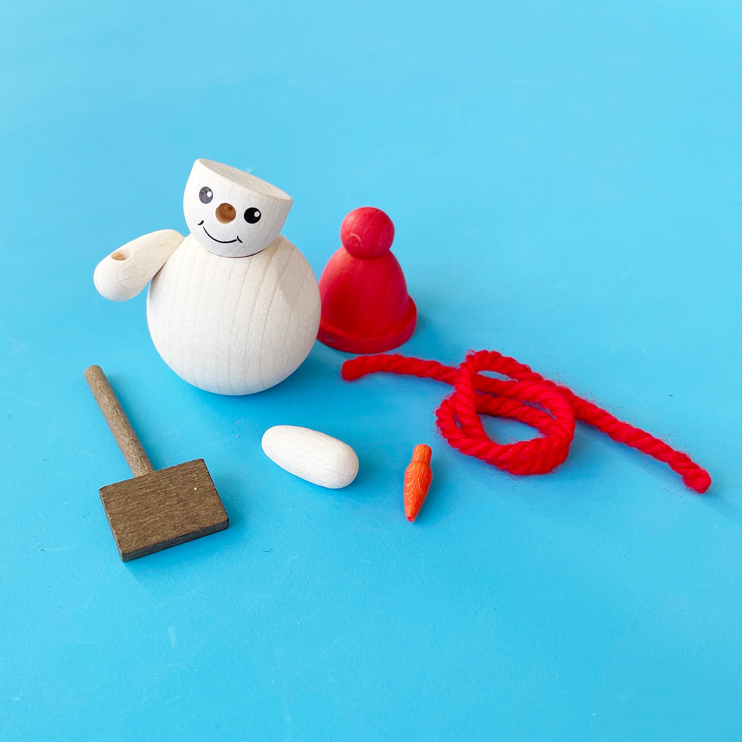 Little Wooden Snowman Kit