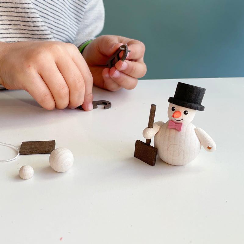 Little Wooden Snowman Kit