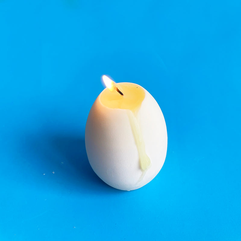 Egg Shaped Candle