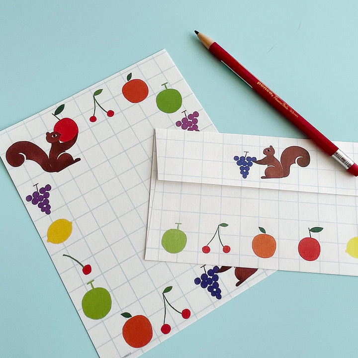 Nishi Shuko Fruits Letter Set