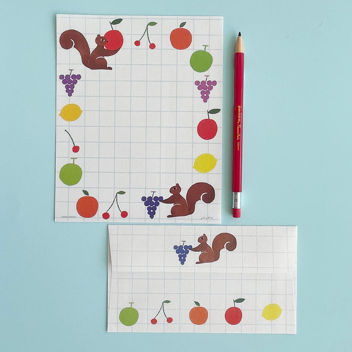 Nishi Shuko Fruits Letter Set