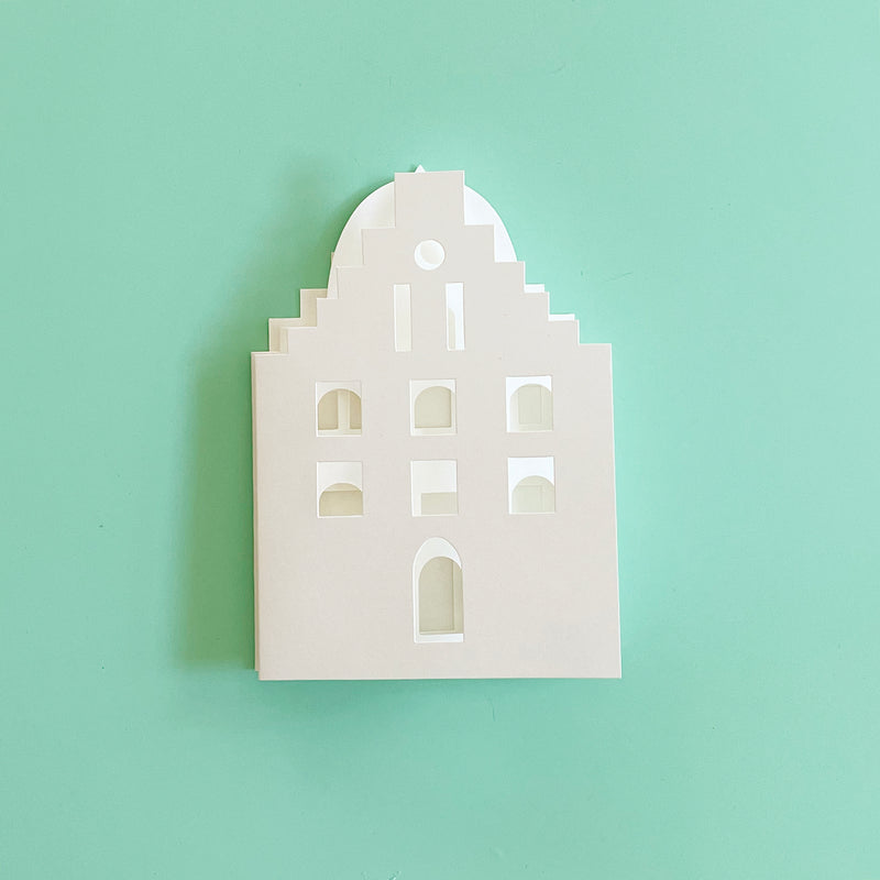 Die-Cut Townhouse Card