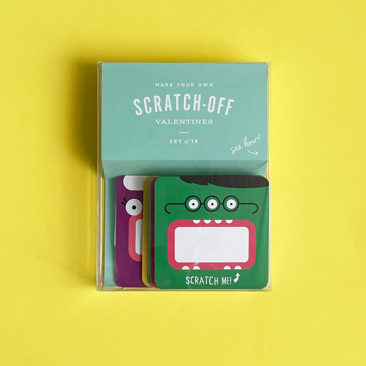 Monster Scratch Off Notes (set of 18)